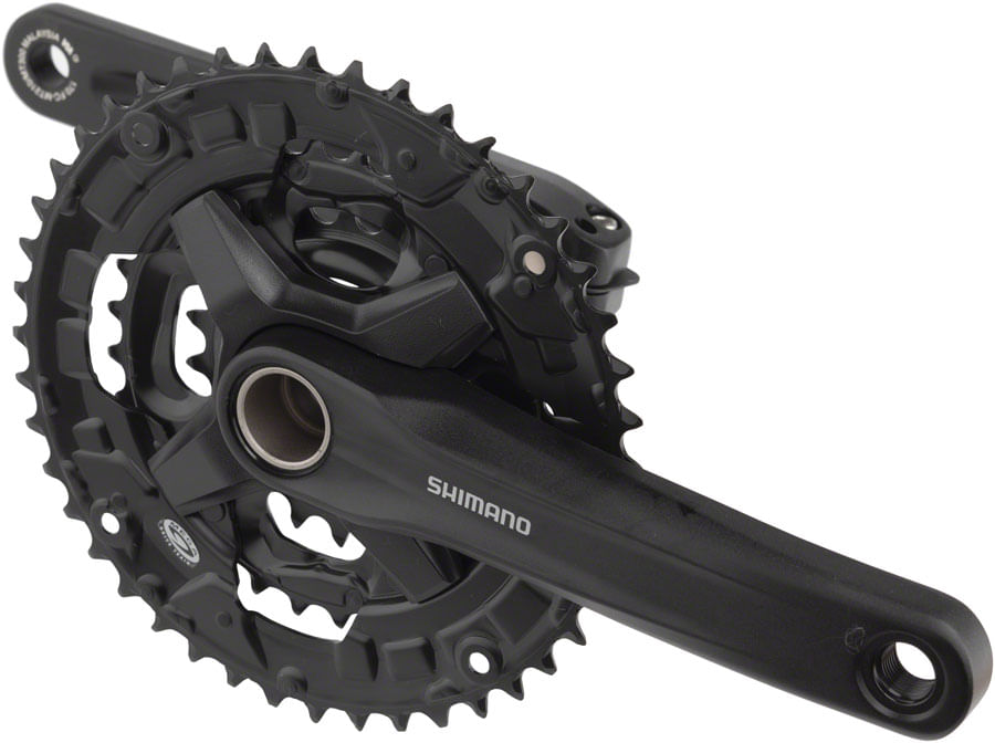Shimano FC-MT210-3 Crankset - 175mm, 9-Speed, 44/32/22t, Riveted