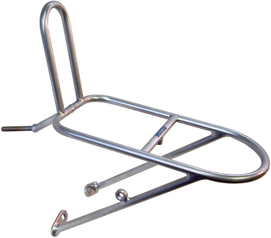 Nitto M12 Front Mount Bicycle Rack: Silver | FastStore PDP