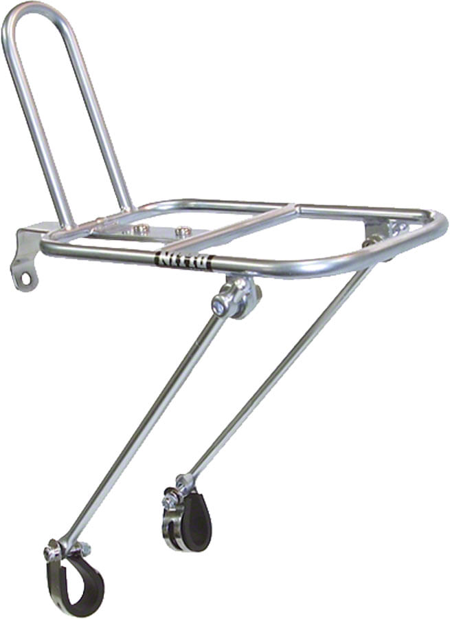 Nitto M18 Front Rack Mount Bicycle Rack: Silver | FastStore PDP