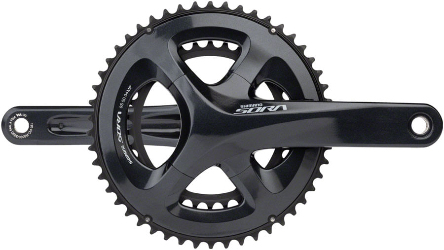 Shimano Sora FC-R3000 Crankset - 165mm, 9-Speed, 50/34t, 110