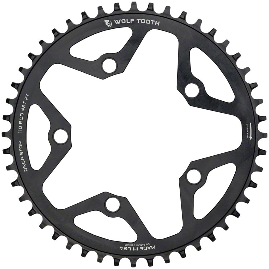 Wolf Tooth 110 BCD Cyclocross and Road Chainring 48t, 110 BCD,