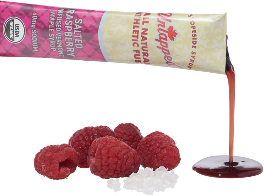 UnTapped Maple Syrup Energy Gel - Salted Raspberry, Box of 20 ...