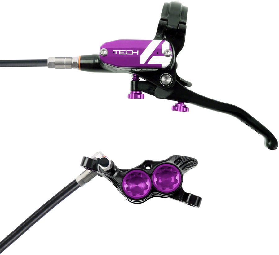 Disc Brake Set Hope Tech 4 E4 - Purple Front Brake With 4-Piston