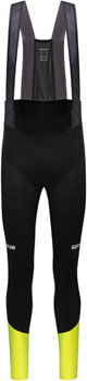 Gorewear Spinshift Thermo Bibs + - Black/Yellow, Men's, X-Large