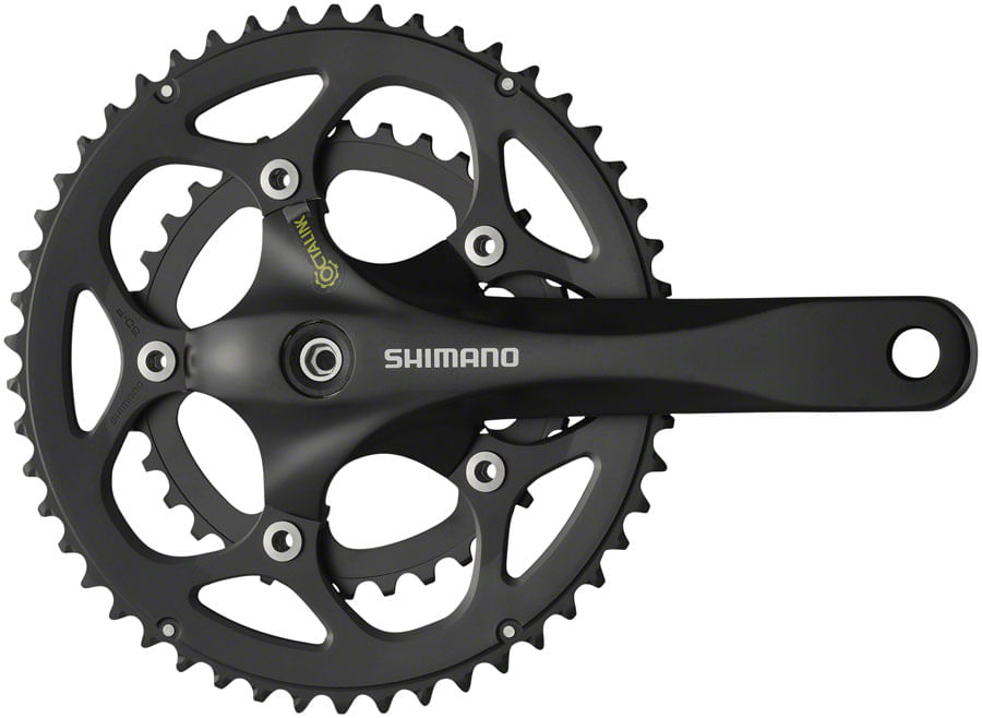 Shimano FC-R345-L Crankset - 175mm, 9-Speed, 50/34t, 5-bolt / 110