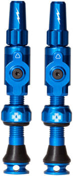Muc-Off Big Bore Lite Tubeless Valve Stems - Medium, 35mm, Blue
