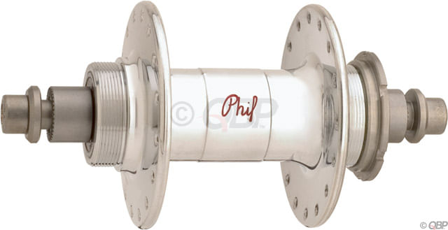 HED. BELGIUM × PHILWOOD HUB Phil Wood High Flange Rear Hub - Threaded x 120mm, Rim Brake