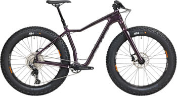 Salsa Heyday! C Deore 12 Fat Tire Bike - 26", Carbon, Black Cherry, X-Small