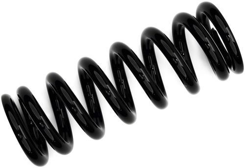 FOX Steel Rear Shock Coil Spring - 600 lb. x 2.35" Spring Travel, 4.830 TLG (Total Spring Length), Black
