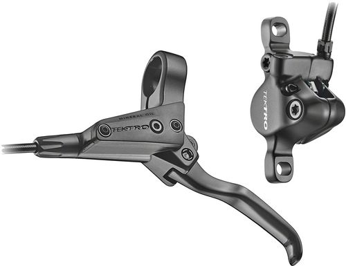 Tektro HD-M280 Disc Brake and Lever - Left, Hydraulic, Post Mount, Black