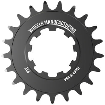 Wheels Manufacturing SOLO-SPEED Cog - 21t, Fits SOLO-SPLINE and SOLO-XD kits, Black