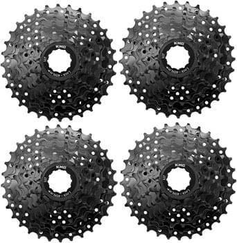 KMC REACT Cassette - 8-Speed, 11-32t, HG Driver Compatible, Black, 4 pk.