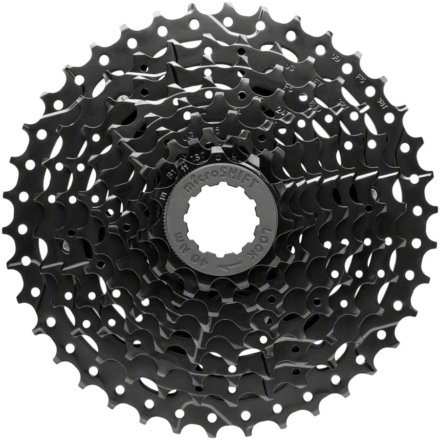 microSHIFT Sword Black 2x9-Speed Groupset - Includes Brake