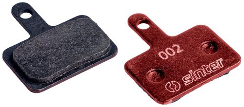 Sinter Red s514 Compound Organic Disc Brake Pads - Shimano B Type, Sinter Type 002, One Pair