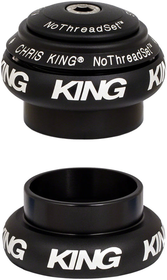 Chris King nothreadset 1-1/8 ブラック Chris King NoThreadSet Headset - 1-1/8