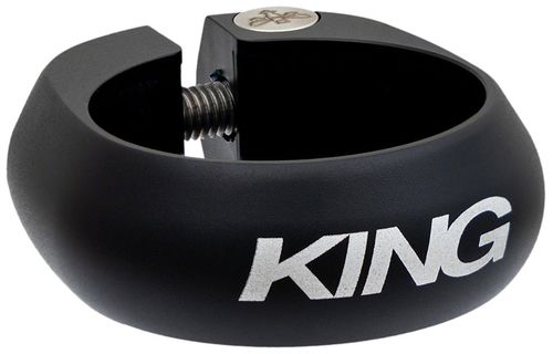 Chris King Seatpost Clamp - 34.9mm, Bolt-On, Matte Black