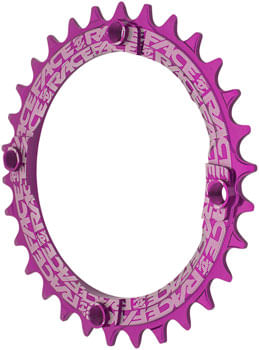 RaceFace 1x Narrow Wide Chainring - 30t, 104 BCD, 10-12 Speed, 7075 Aluminum, Purple