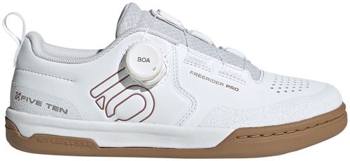 Five Ten Freerider Pro BOA Flat Shoes - Women's,  FTWR White/Warm Clay/Gray Three, 8