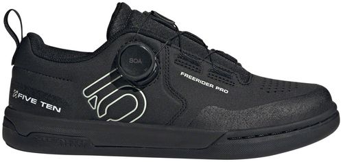 Five Ten Freerider Pro BOA Flat Shoes - Women's,  Core Black/Linen Green/FTWR White, 8.5