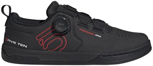 Five Ten Freerider Pro BOA Flat Shoes - Men's, Core Black/Red/FTWR White, 9.5