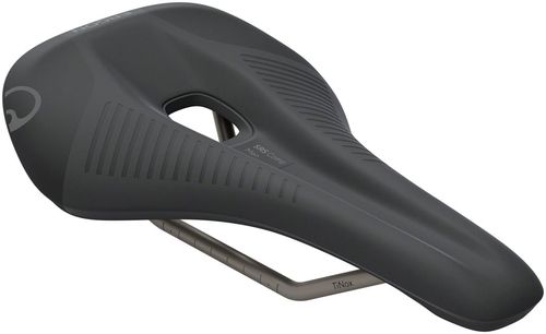 Ergon SRS Comp Saddle - TiNox XP, Black, Men's, Small/Medium