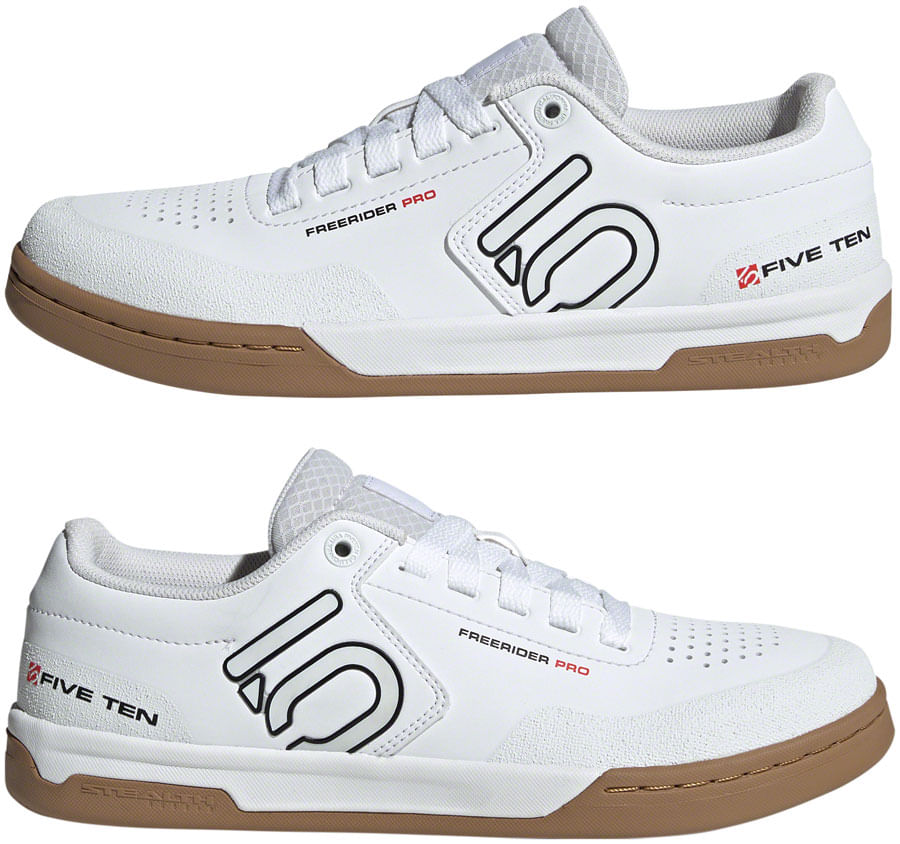Five Ten Freerider Pro Flat Shoes - Men's, FTWR White/Core Black