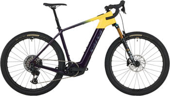 Salsa Tributary C Force XO AXS Transmission SUS Ebike - 29", Carbon, Amethyst/Yellow, Small
