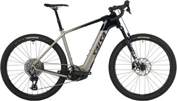 Salsa Tributary C Rival GX AXS Transmission SUS Ebike - 29", Carbon, Charcoal/Black, Medium