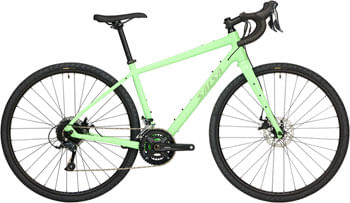 Salsa Journeyer Drop Bar Sora 2x9 Bike - 700c, Aluminum, Citrus Green, 51cm