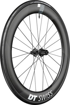 DT Swiss ARC 1400 DiCut 62 Rear Wheel - 700, 12 x 142mm, Center-Lock, HG11 Road/XDR, Ratchet EXP 36, Black, WTS w/GP5000 STR Tire