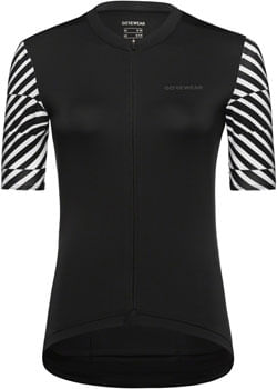 Gorewear Swiftride Optical Jersey - Black/White, Women's, X-Large