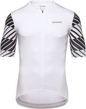 Gorewear Swiftride Optical Jersey - White/Black, Men's, Small