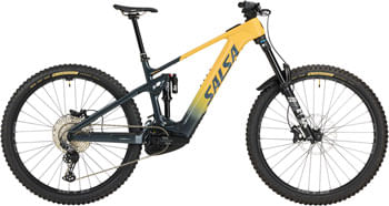 Salsa Notch C Deore 12 Ebike - 29", Carbon, Slate / Apricot, Large