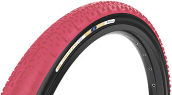 Panaracer GravelKing X1 Tire - 700 x 45, Tubeless, Folding, Cranberry/Black