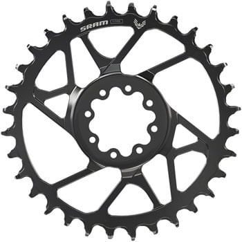 SRAM S1000 Eagle T-Type Direct Mount Chainring - 32t, 12-Speed, 8-Bolt Direct Mount, 3mm Offset, Steel, Black