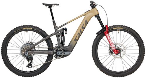Salsa Notch C GX AXS Transmission Ebike - 29", Carbon, Black / Walnut, Medium