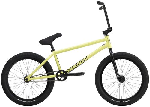 Sunday Soundwave BMX Bike - 21" TT, Gloss Yellow, RHD