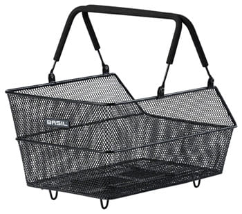 Basil Centro MIK Rear Basket - Black | FastStore PDP