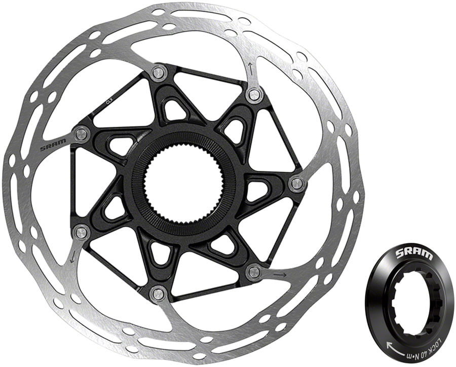 SRAM Centerline X Rotor 160mm 2枚 SRAM CenterLine X Disc Brake Rotor - 160mm, Center Lock, 1.85mm