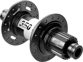 DT Swiss 350 DEG Rear Hub - 12 x 148mm, Center-Lock, Micro Spline, Black, 28H, 72pt