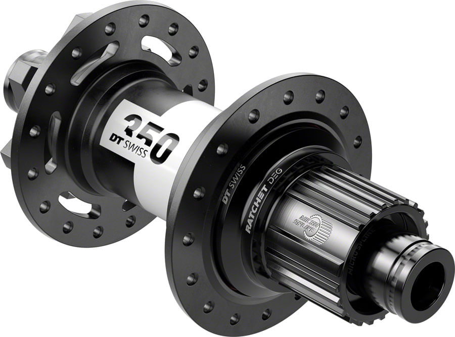 DT Swiss 350 DEG Rear Hub - 12 x 148mm, 6-Bolt, Micro Spline, Black ...