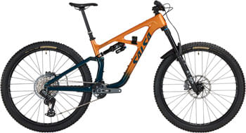 Salsa Blackthorn 145 C GX AXS Transmission Bike - 29", Carbon, Slate / Terracotta, Small