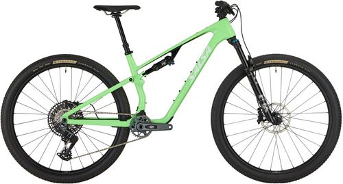 Salsa Spearfish C Deluxe GX AXS Transmission Bike - 29", Carbon, Citrus Green, X-Small