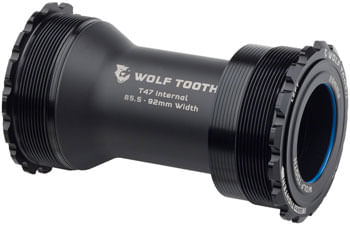 Wolf Tooth Bottom Bracket - T47 Inboard, 85.5/92mm, For 29mm Spindle, Black