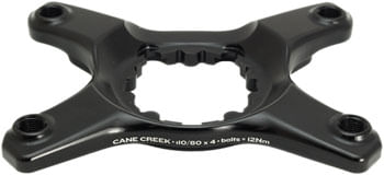 Cane Creek eeWings Chainring Spider - 4-Bolt, 110 and 80 Asymmetric BCD, CC 3-Bolt Mount Type, Shimano GRX 1x and 2x System Only, Black
