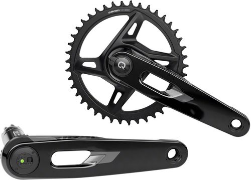 SRAM Rival 1x XPLR AXS Power Meter Wide Crankset - 160mm, 12/13-Speed, 42t, 8-Bolt Direct Mount, DUB PM Spindle, Black, E1