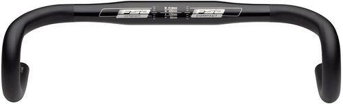 Full Speed Ahead Omega Compact Drop Handlebar - Aluminum, 31.8mm, 38cm, Black