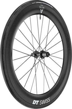 DT Swiss ARC 1400 DiCut 65 Rear Wheel - 700, 12 x 142mm, Center-Lock, HG11 Road/XDR, Ratchet EXP 36, Black, WTS w/GP5000 STR Tire