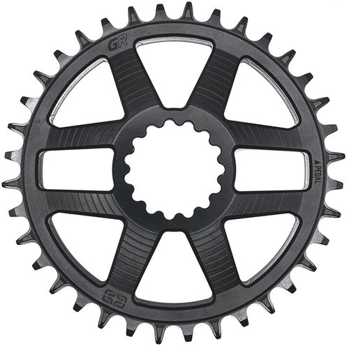 e*thirteen Helix Race GR Direct Mount Chainring - 36t, For use with Helix Race GR Crank, Silver