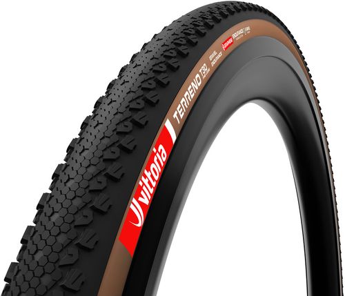 Vittoria Terreno T30 Fine Loose Tire - 700 x 45, Tubeless, Folding, Black/Brown, Gravel Endurance, Graphene, G2.0